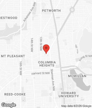Map of RedRocks Pizza - 1036 Park RD NW, Washington, DC, 20010, US